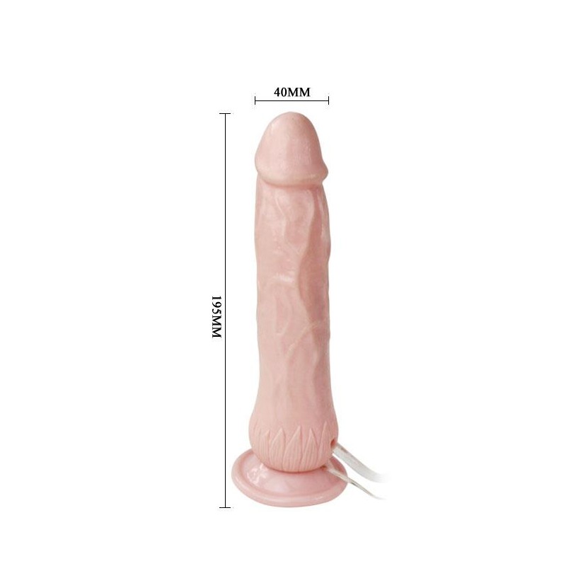 Realistyczne dildo wytrysk sztuczny członek 19cm